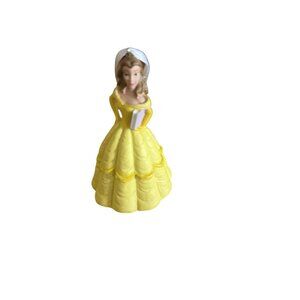 Disney Princess Belle Christmas Ornament Book Beauty & the Beast Yellow Dress